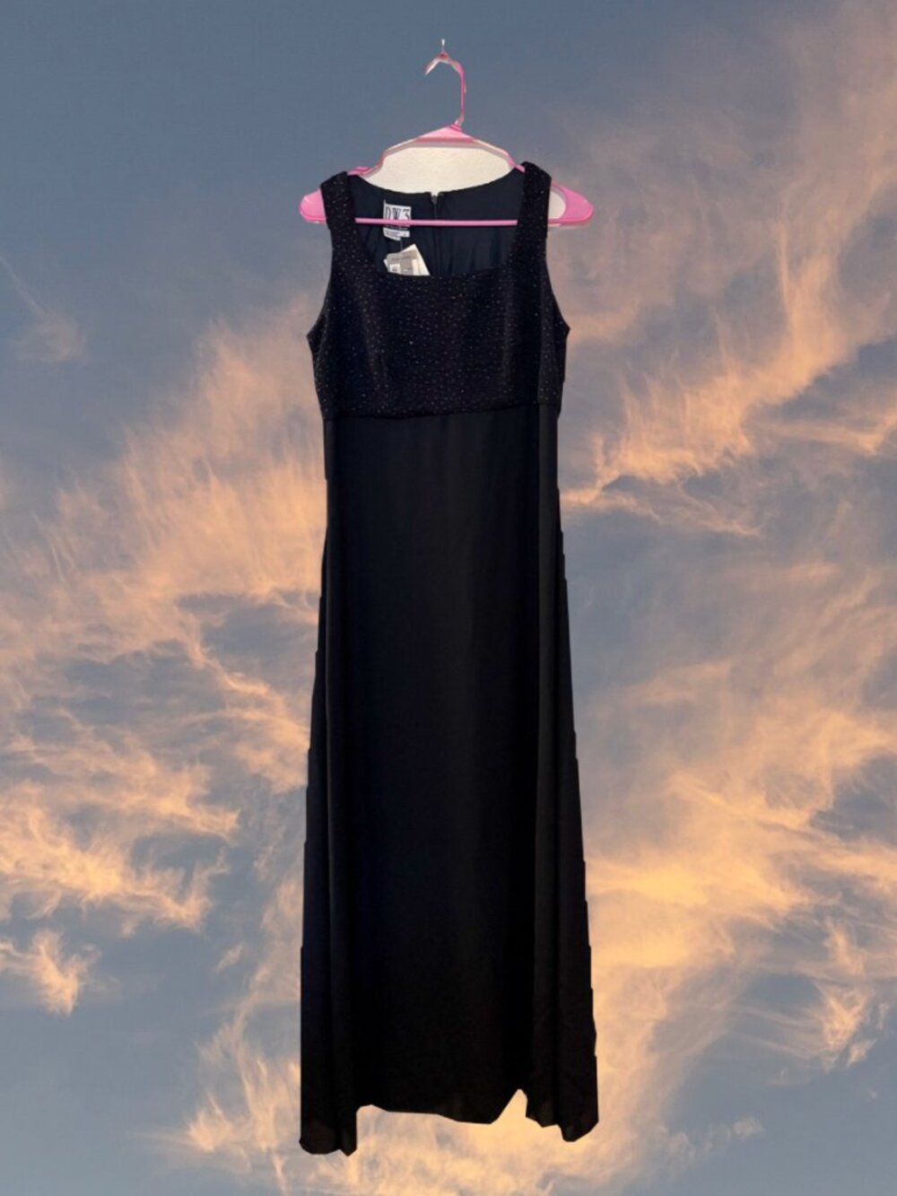Vintage DW3 for David Warren Floor Length Dress
